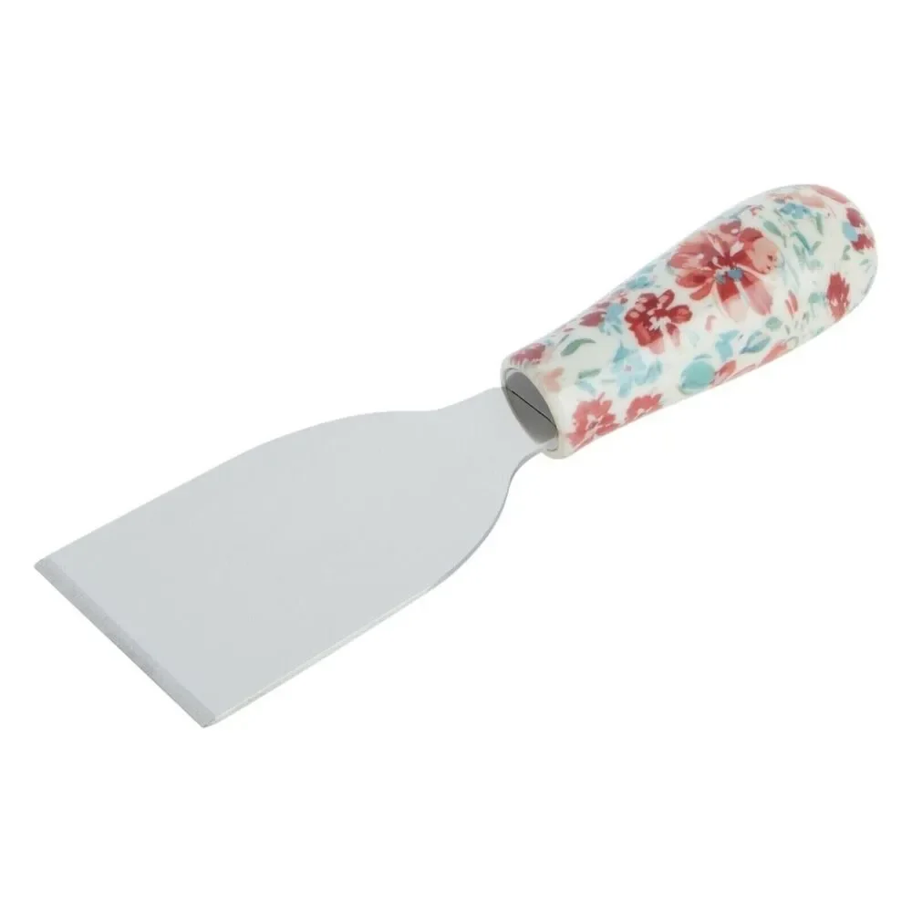 Pioneer Woman Cheese Knife Fork Serving Set Gorgeous Garden Floral 4-pc Gift NEW